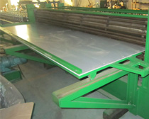 Barrel corrugation machine